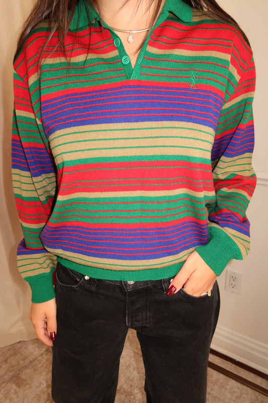Yves Saint Laurent Stripe Sweater