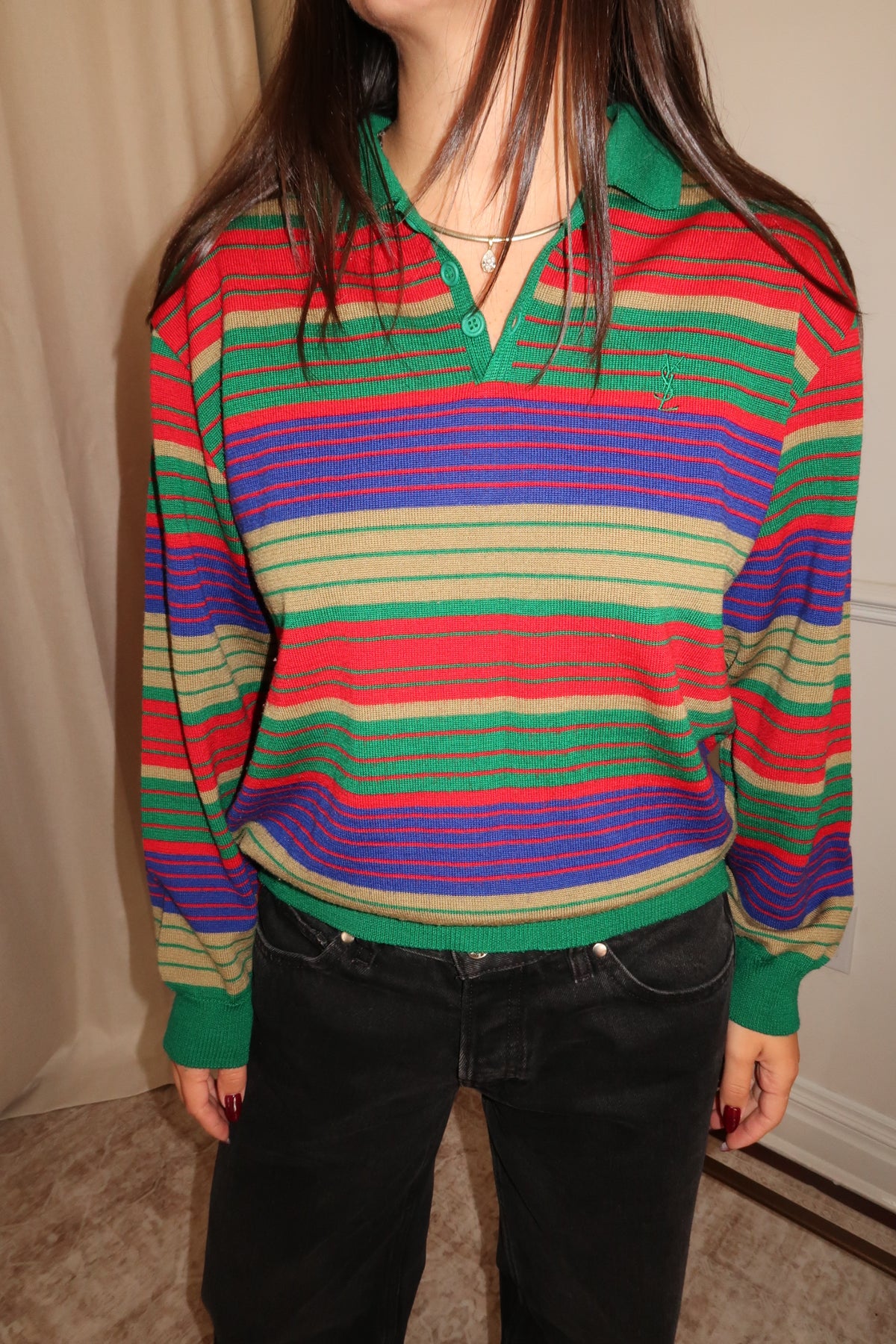 Yves Saint Laurent Stripe Sweater