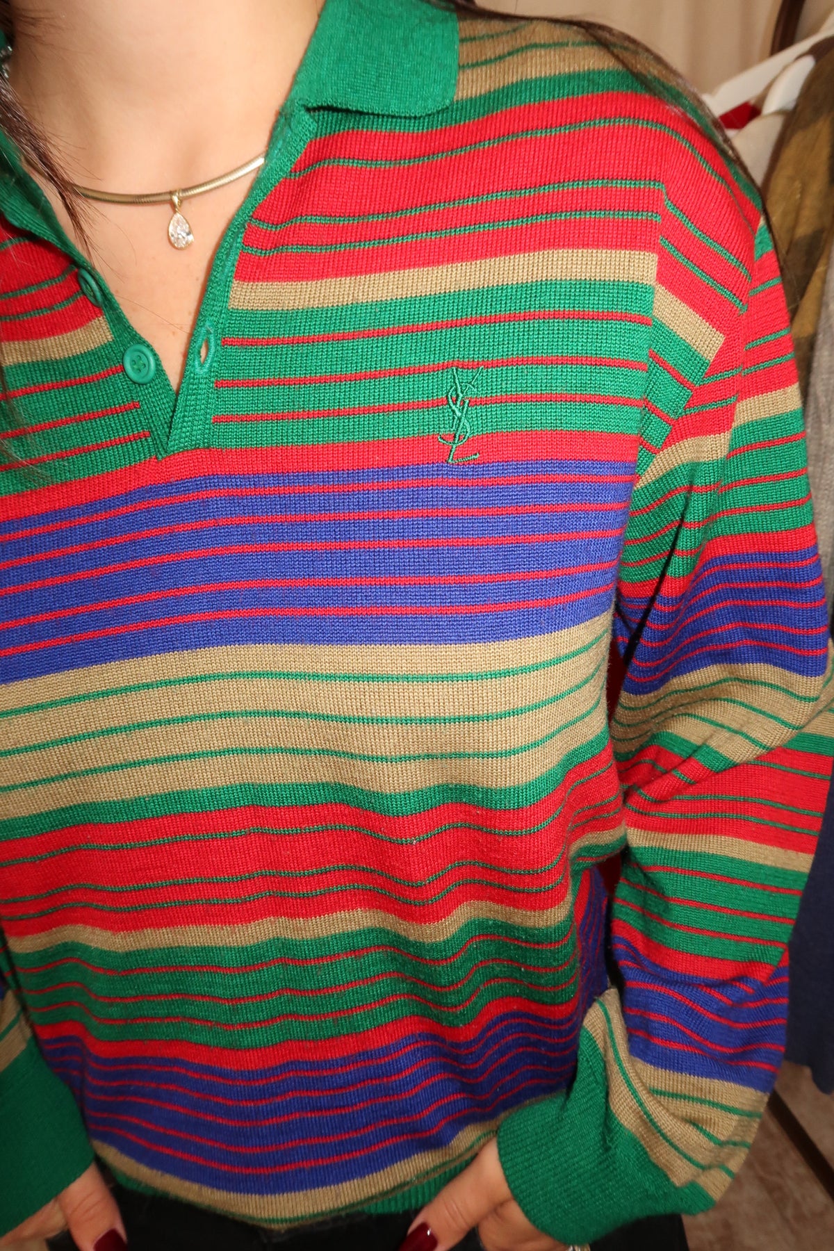Yves Saint Laurent Stripe Sweater