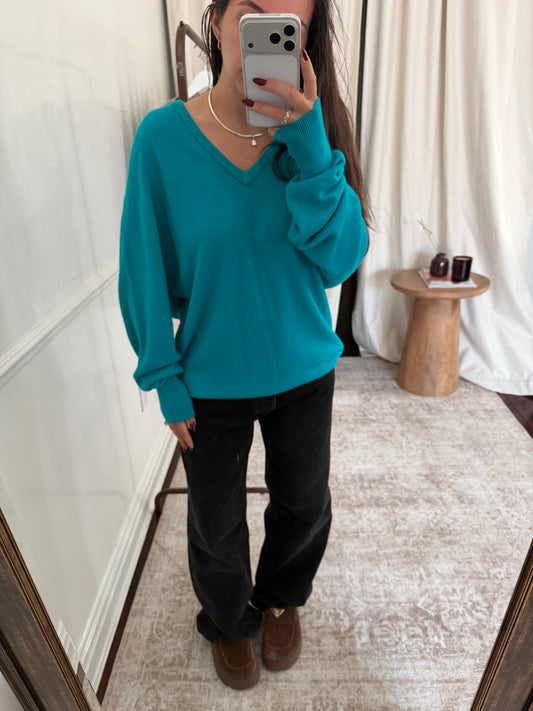 Christian Dior Teal Sweater