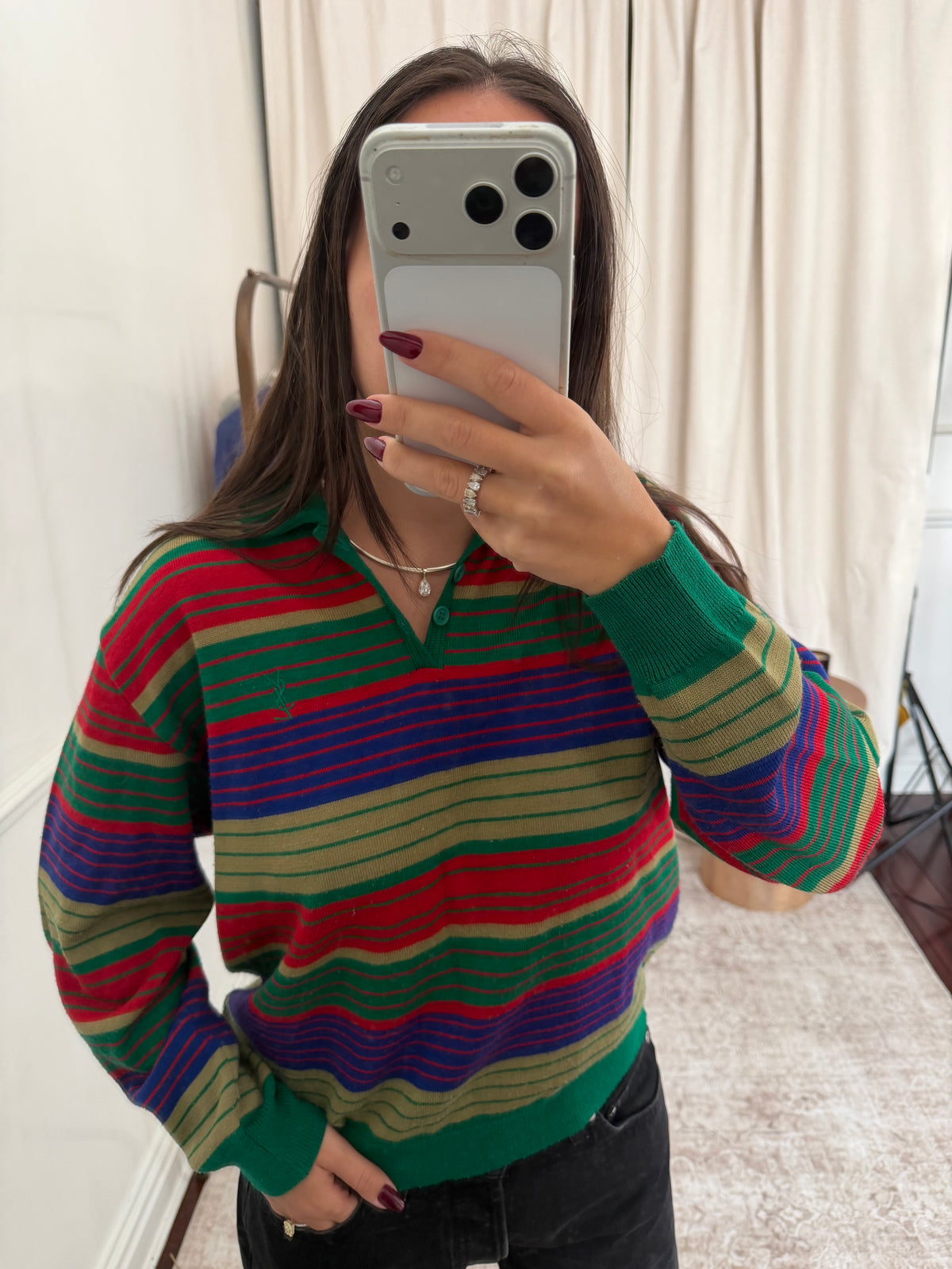 Yves Saint Laurent Stripe Sweater